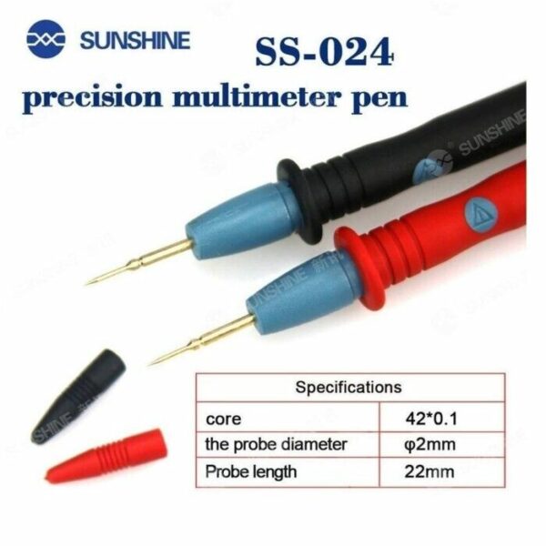 puntas finas sunshine para multimetro ss024