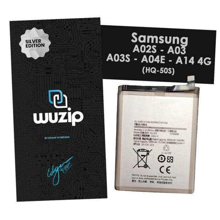 bateria samsung a02s / a03 / a03s / a04e / a14 4g silver edition