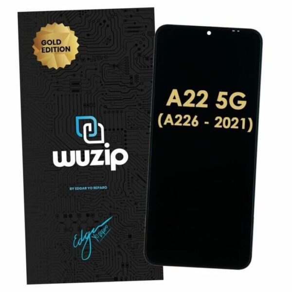 modulo samsung a22 a226 5g c/marco gold edition