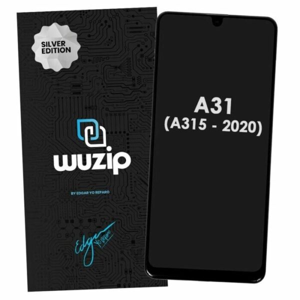 modulo samsung a31 a315 c/marco silver edition