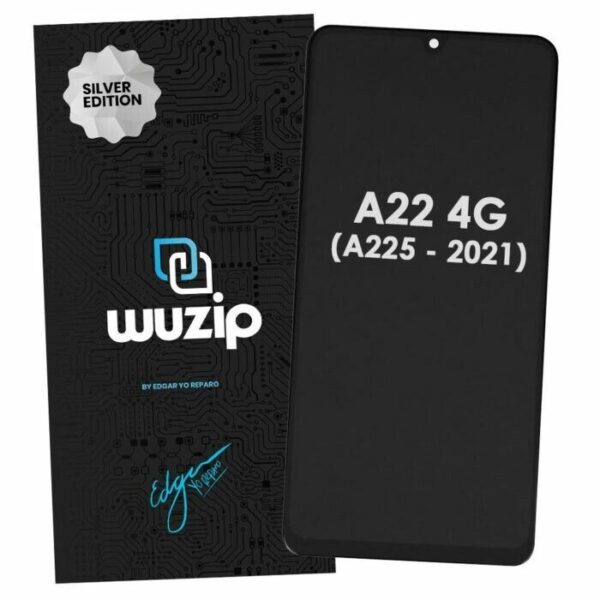 modulo samsung a22 a225 4g c/marco silver edition