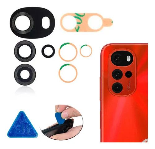 vidrio de camara motorola g22 (4 en 1)