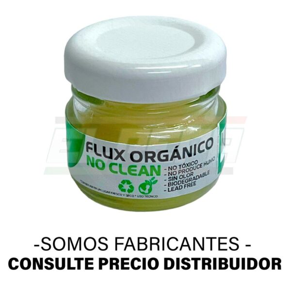 flux tarro chico 100% organico no toxico 30cc el repa