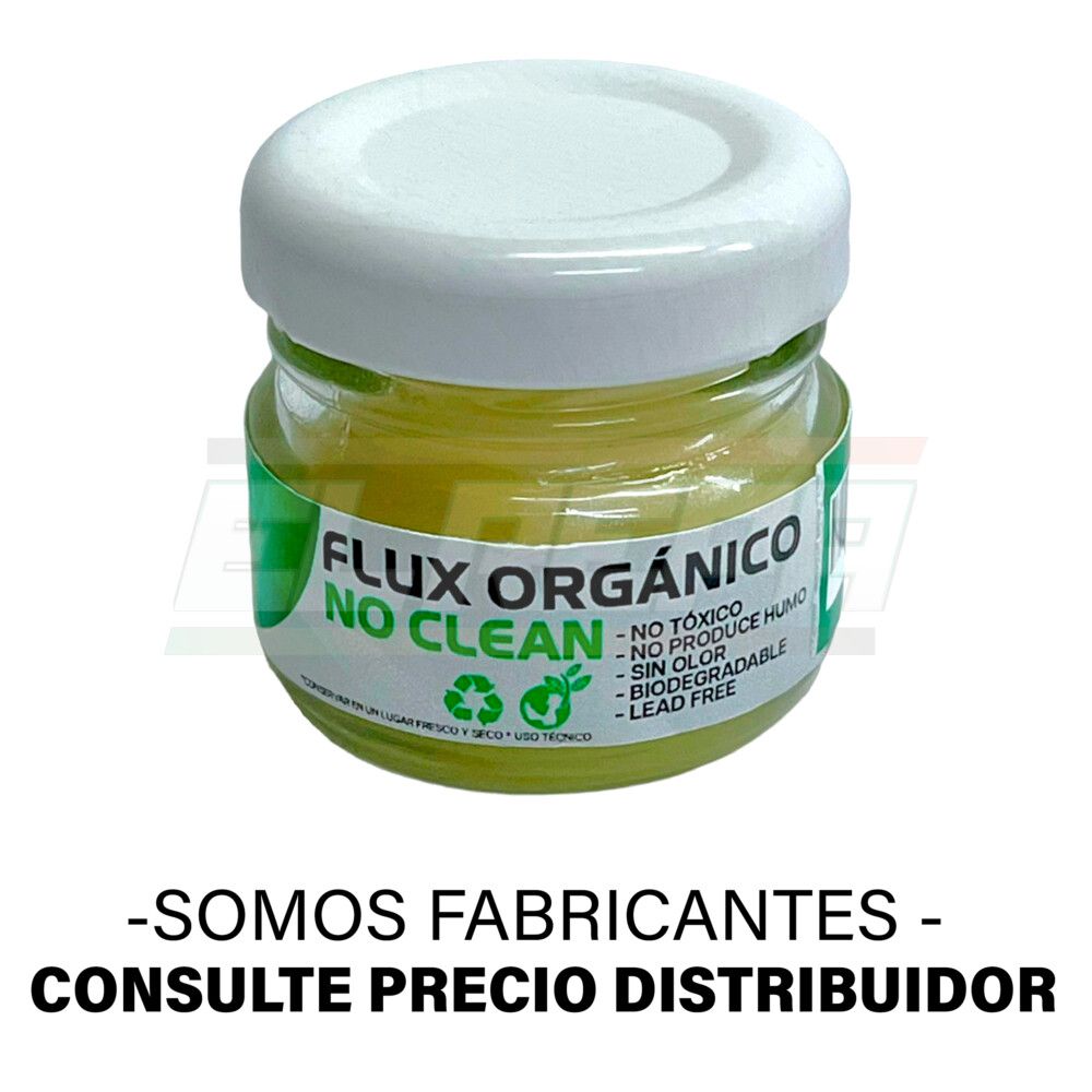 flux tarro chico 100% organico no toxico 30cc el repa