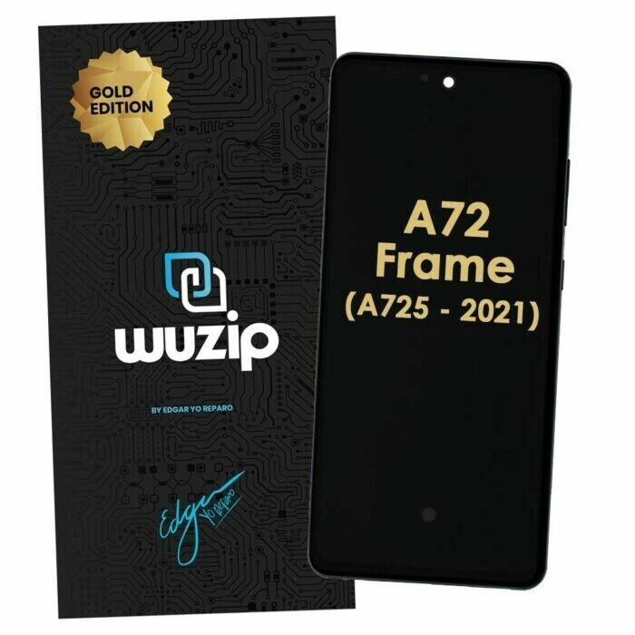 modulo samsung a72 c/marco gold edition