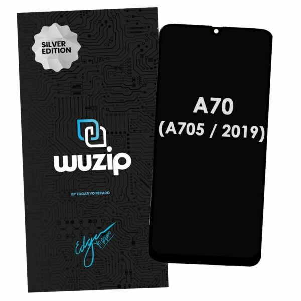 modulo samsung a70 a705 c/marco silver edition
