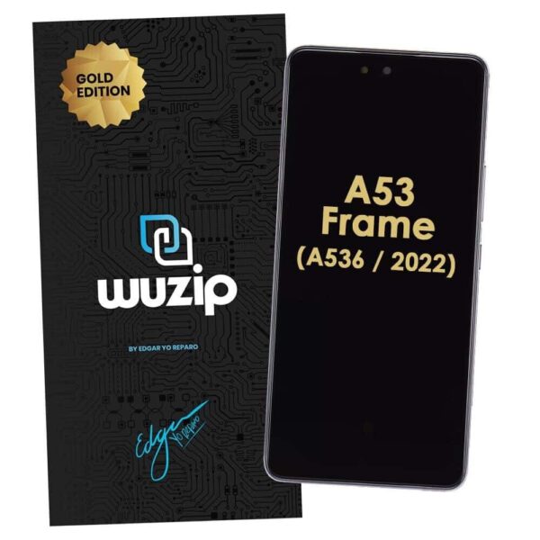 modulo samsung a53 a536 c/marco gold edition