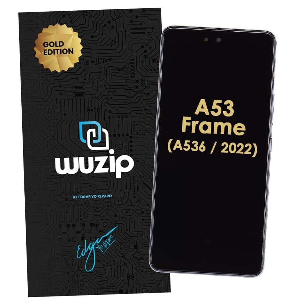 modulo samsung a53 a536 c/marco gold edition