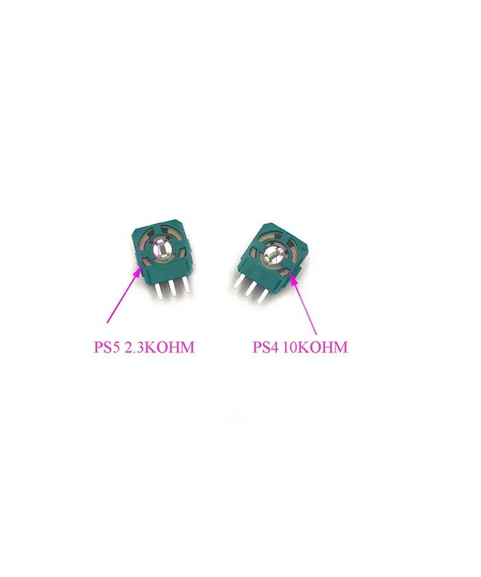 potenciometro analogico joystick ps4 / ps5 2.3kohm x 2 unidades