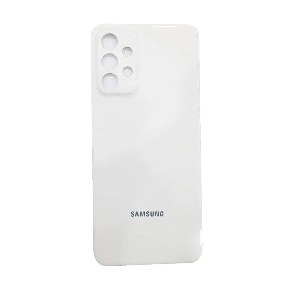tapa trasera samsung a23 4g con logo sin lente blanco