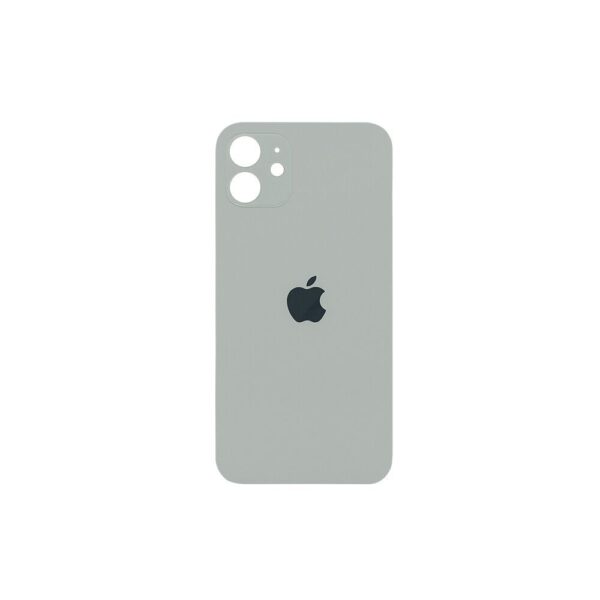 tapa trasera iphone 12 big hole blanco