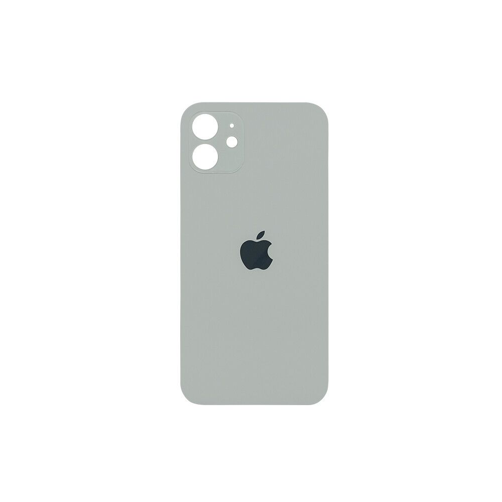 tapa trasera iphone 12 big hole blanco