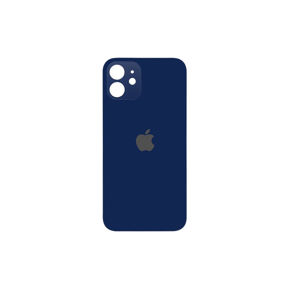 tapa trasera iphone 12 big hole azul