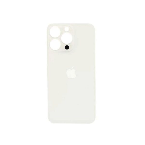 tapa trasera iphone 13 pro max big hole blanco