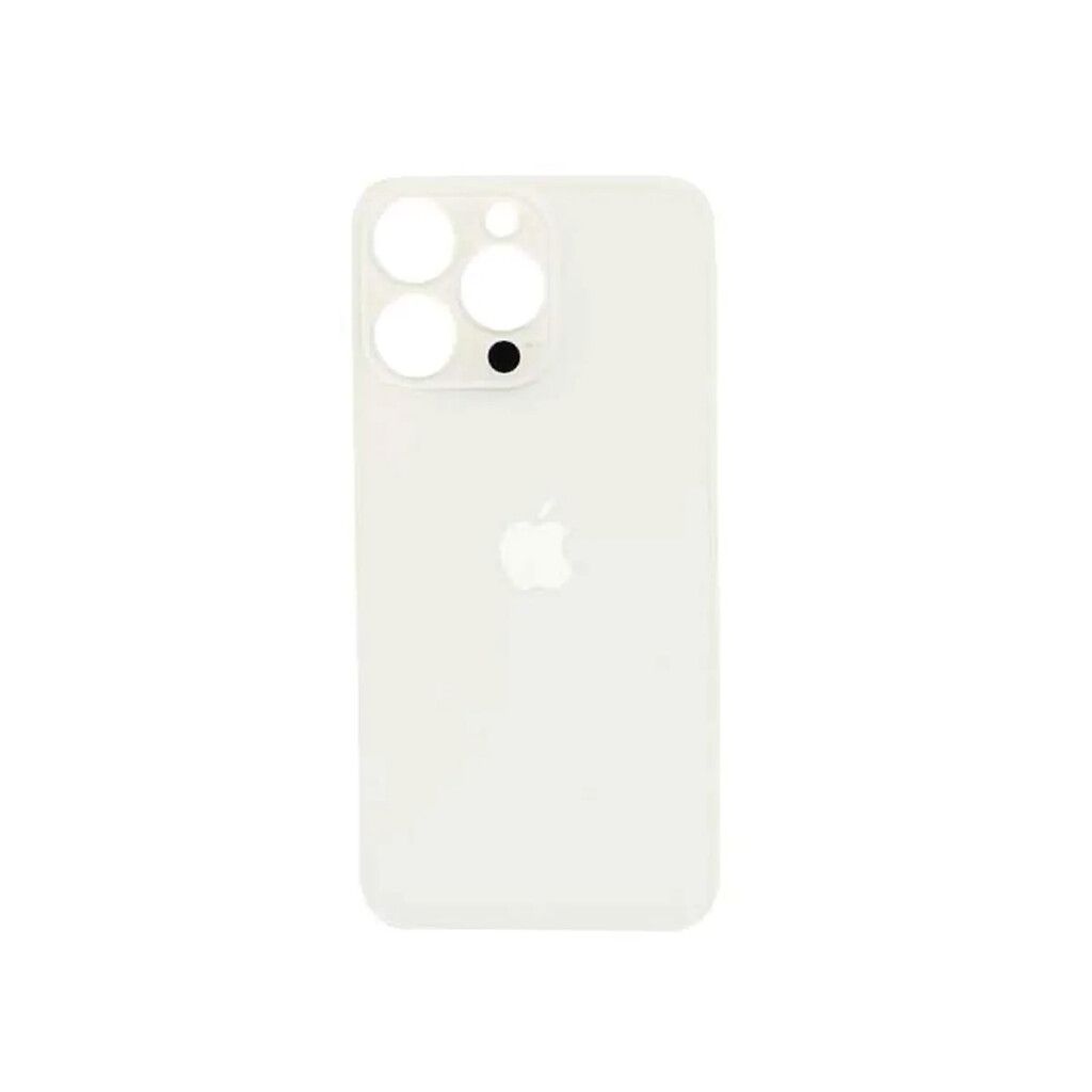 tapa trasera iphone 13 pro max big hole blanco