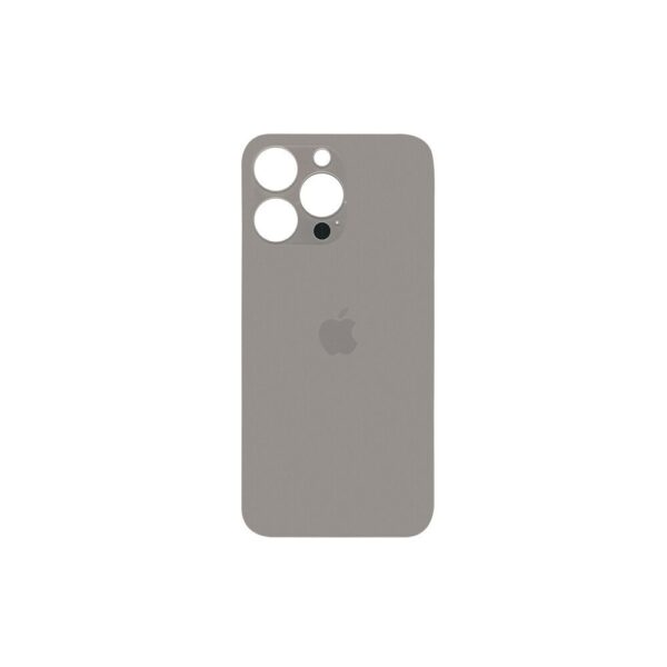 tapa trasera iphone 13 pro max big hole golden / dorado