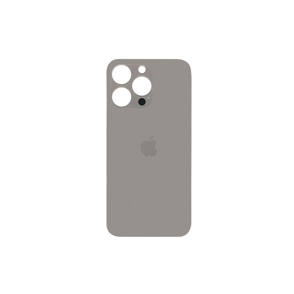 tapa trasera iphone 13 pro max big hole golden / dorado