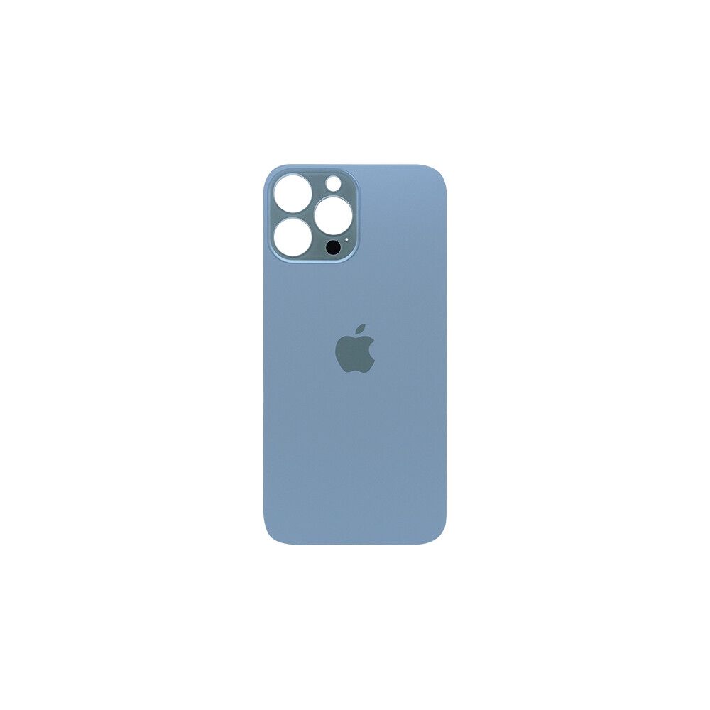 tapa trasera iphone 13 pro big hole azul