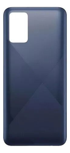 tapa trasera samsung a02s con logo con botonera azul