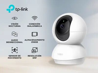 camara domo pt ip tp link tl tapo c210 / 3mp wifi mic