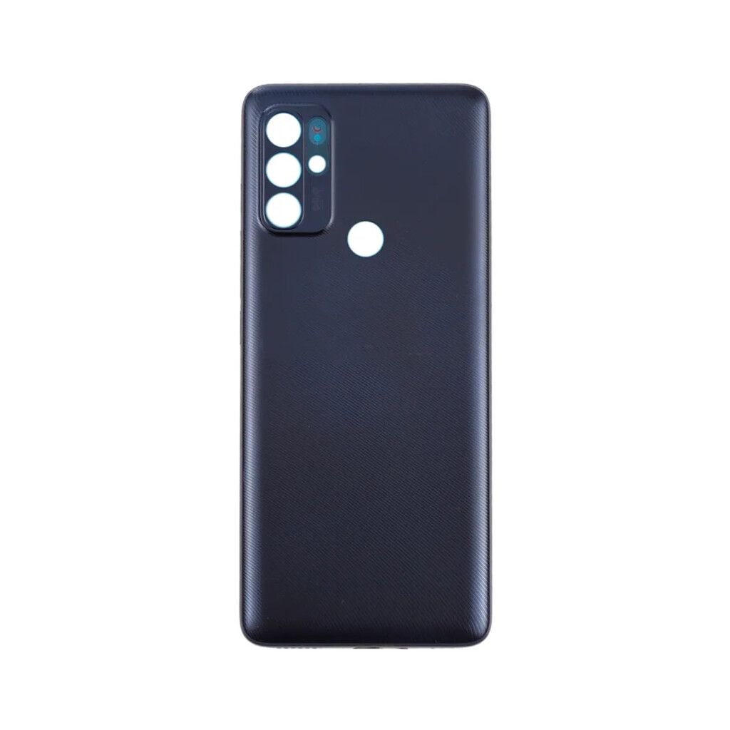 tapa trasera motorola moto g60s sin logo negro 