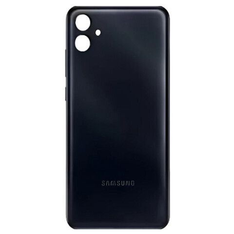 tapa trasera samsung a02s con logo con botonera negro 