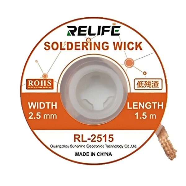 malla desoldante relife rl2515 2,5 mm