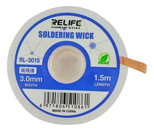 malla desoldante relife rl3015 3,0 mm
