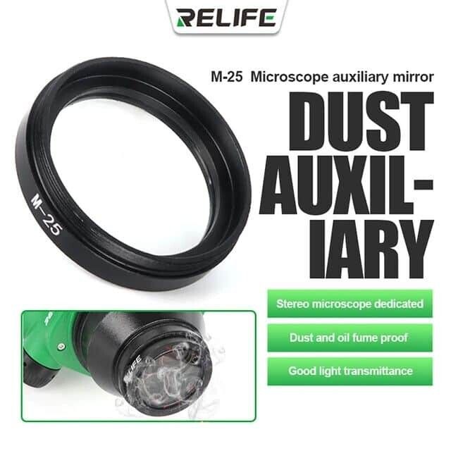 lente protector polvo y humo m25 48 mm