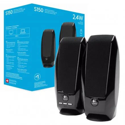 parlante logitech s150 bk usb