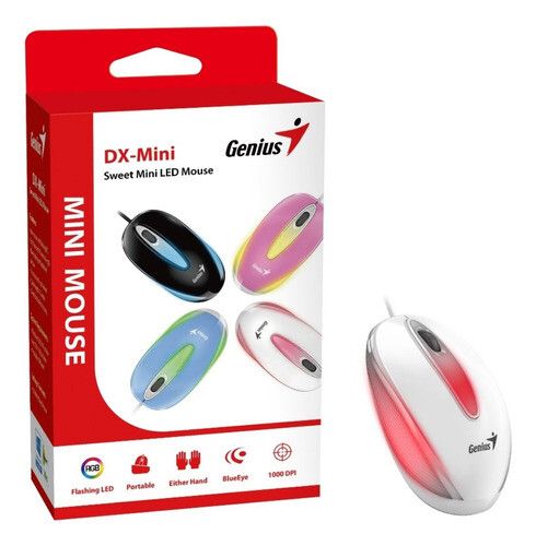 mouse genius dx mini white usb