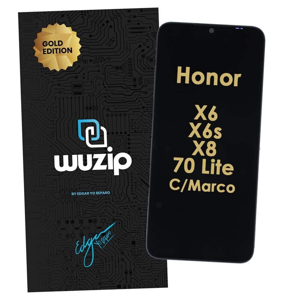 modulo honor x6 / x6s / x8 5g / 70 lite 5g c/marco gold edition