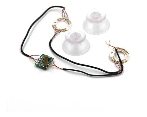 9 stick plastico transparentes con luz ps4