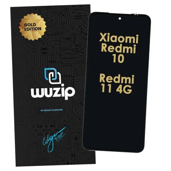 modulo xiaomi redmi 10 / 11 4g c/marco gold edition