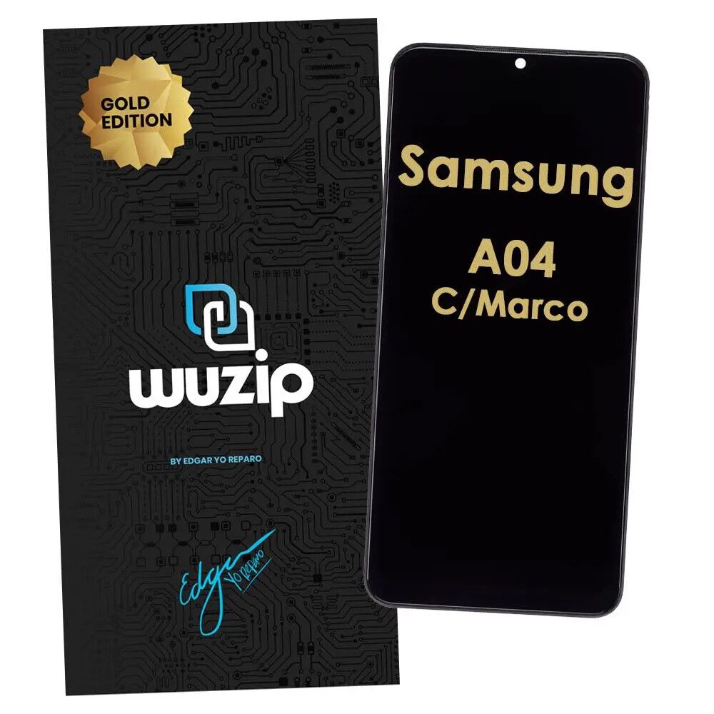 modulo samsung a04 c/marco gold edition