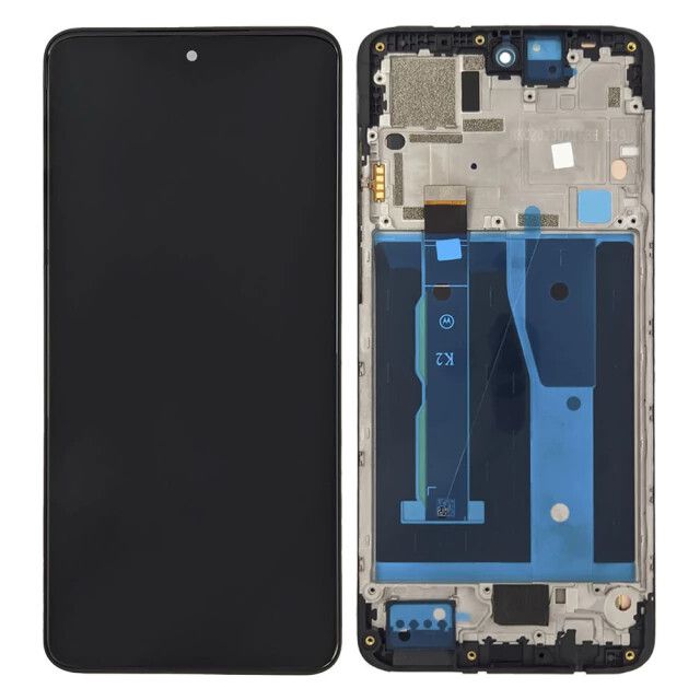modulo moto g84 con marco