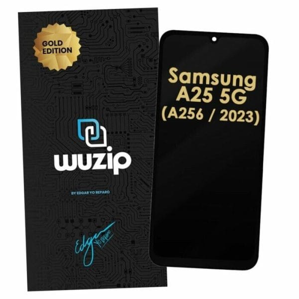Modulo Samsung A25 A256 C/Marco - Gold Edition - Imagen 2