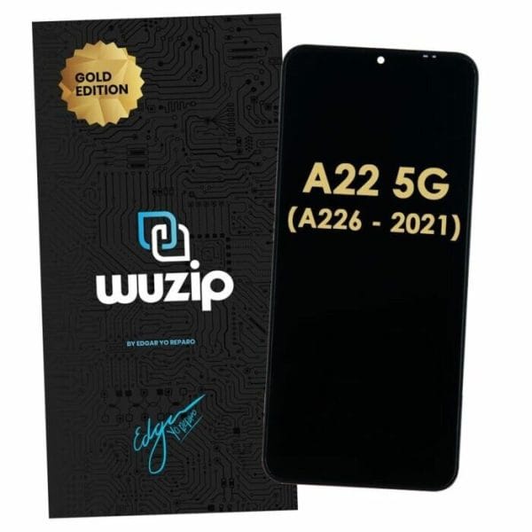 Modulo Samsung A22 A226 5G C/Marco - Gold Edition - Imagen 2