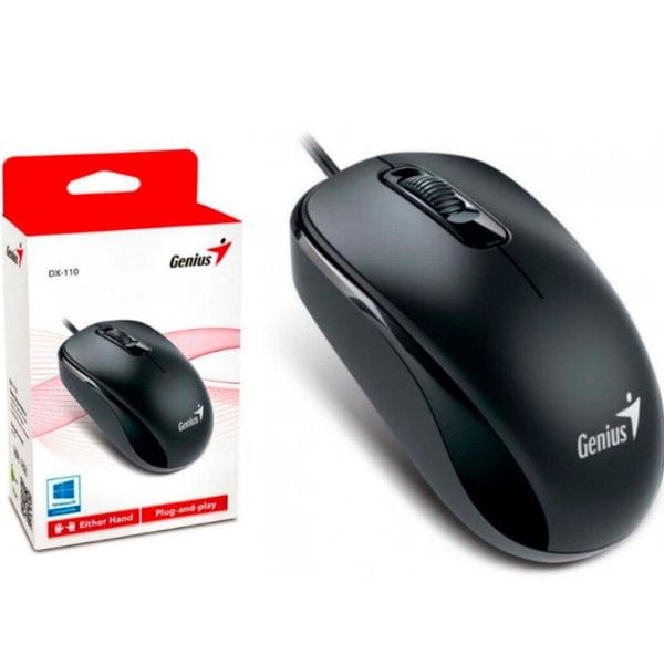MOUSE OPTICO DX 110 NEGRO