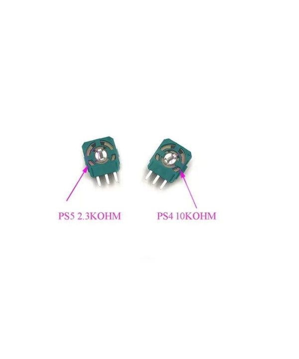 POTENCIOMETRO ANALOGICO JOYSTICK PS4 / PS5 2.3KOHM X 2 UNIDADES