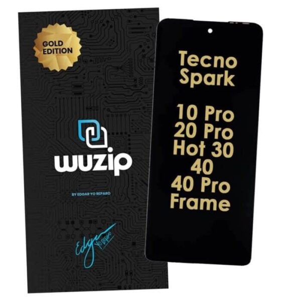 Modulo Tecno Spark 10 Pro / 20 Pro / Hot 30 / 40 / 40 Pro C/Marco - Gold Edition