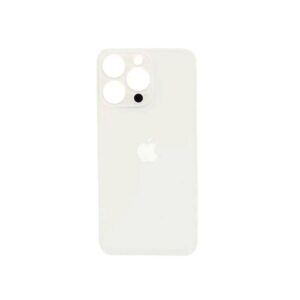 Tapa Trasera iPhone 13 Pro Max - Big Hole - Blanco