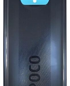 Tapa Trasera Xiaomi Poco X3 - Con Logo - Sin Lente - NEGRO