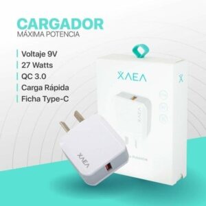 CARGADOR XAEA 27W TIPO C BLANCO