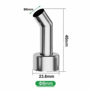 BOQUILLA CURVA RELIFE 858 Series - 8mm