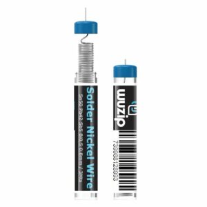 Estaño alambre Niquel 3Mts 0.8mm Wuzip