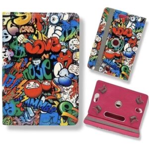 FLIP COVER TABLET 8'' 360° DISEÑO GRAFFIT SOUL