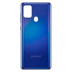 Tapa Trasera Samsung A21S - Con Logo - Sin Lente -  Azul 
