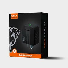 CARGADOR 220V MODO-006 1USB + CABLE V8 ONLY NEGRO