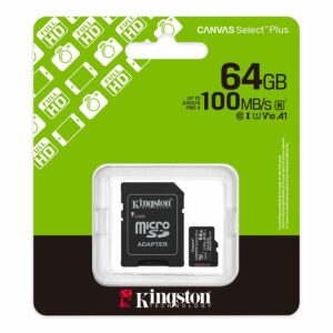 MEMORIA MICRO SD 64GB C10 KINGSTON CANVAS SELECT PLUS G3
